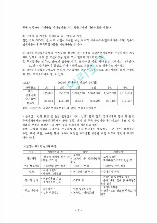 [사회복지] 주거복지.hwp